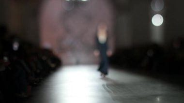 Odak dışı moda pist. Görüntü arka plan.