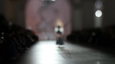 Odak dışı moda pist. Görüntü arka plan.