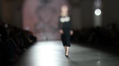 Odak dışı moda pist. Görüntü arka plan.