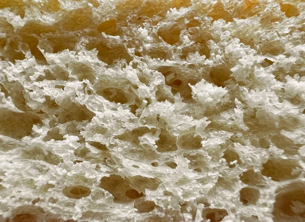 Pendekatan Abstrak Tekstur Latar Belakang Roti Putih — Stok Foto