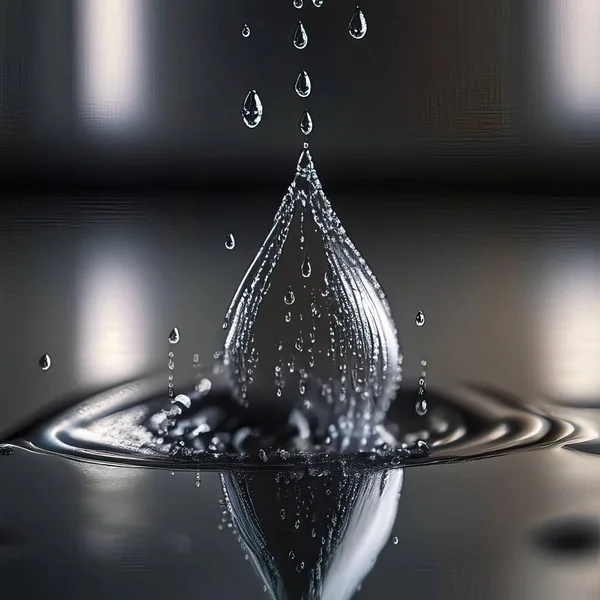 3D Water Drop On White Stock Photo, Picture and Royalty Free Image. Image  25588847.