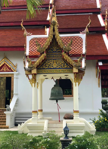 Thai Temple Ring Bell. Photo of Thailand Trip. Culture and Religion.