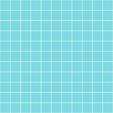 Düz Mavi Banyo Kusursuz Şablon. Döşeme Duvarı Arkaplanının Vektör ResmiName.