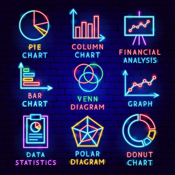 stock vector Statistics Graph Label Set. Vector Illustration of Analytics Data Promotion Concept.