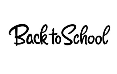 Okulun kara kalem harfleri. Modern Fırça İşaretli Kalem yazı tipi vektörü. Kaligrafi senaryosu. Etkileyici Süslü El yazı karakteri. Eğitim ve çevrimiçi öğrenim.