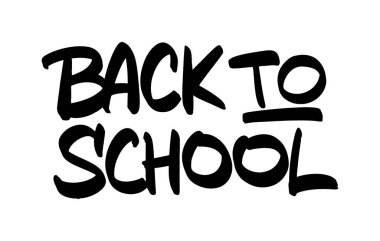 Okula dönüş çizelgesi. Modern Harfler. Fırça kalemli kalem yazı tipi vektörü. Kaligrafi senaryosu. Etkileyici Süslü El yazı karakteri. Eğitim ve çevrimiçi öğrenim.