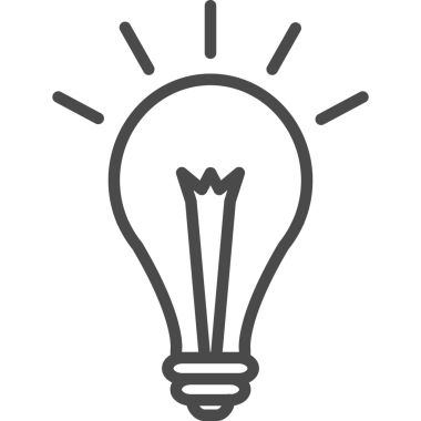 Lamba Ampul Hattı Sanat İşareti. Tek Özet Simgesiyle İllüstrasyon.