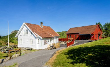 Norveç Seyahat Birliği Binası, Dalsnuten Dağı Yolu 'nun Başında, Sandnes, Norveç, Haziran 2018