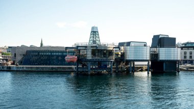 Norveç Petrol Müzesi by Waterfront Eşsiz Modern Mimari Tasarım, Stavanger, Norveç, Haziran 2018
