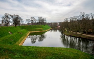 Tarihi Kastellet Kalesi Kompleksi, Kopenhag, Danimarka, 16 Nisan 2018