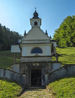 Çarmıha Gerilme Yolundaki Küçük Şapel, Smarje pri Jelsah, Slovenya, 21 Haziran 2019