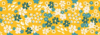 Floral background for textile, swimsuit, wallpaper, pattern covers, surface, gift wrap.