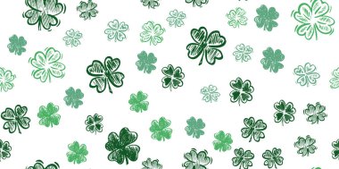 Yonca seti, Aziz Patrick Günü, el çizimleri.