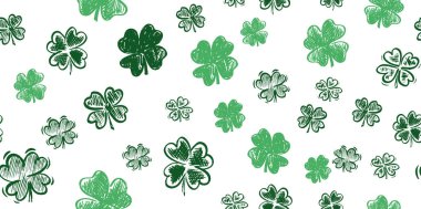 Yonca seti, Aziz Patrick Günü, el çizimleri.