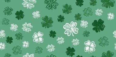 Yonca seti, Aziz Patrick Günü, el çizimleri.