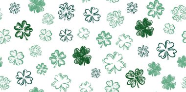 Yonca seti, Aziz Patrick Günü, el çizimleri.