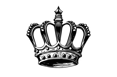 Kraliyet el çizimleri çizimleri. Vektör.