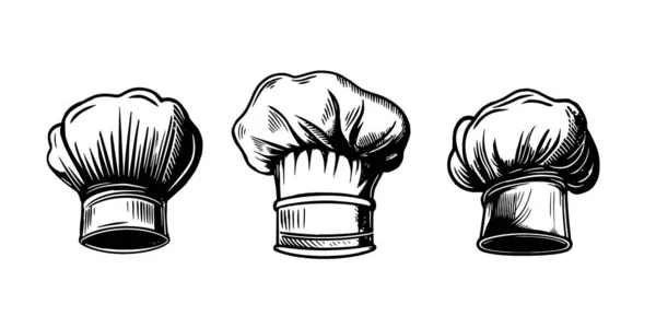Chef Hat Hand Drawn Vector — Stock Vector