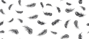 Tüyler, El çizimi stili çizim çizimleri.