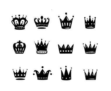 Koleksiyondan fırlamış, elle çizilmiş çizimler. Vektör.