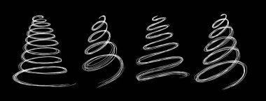 Yılbaşı ağacı çizimi