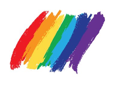 LGBT konsepti. Flag Gurur Gökkuşağı Lgbt Lezbiyen.