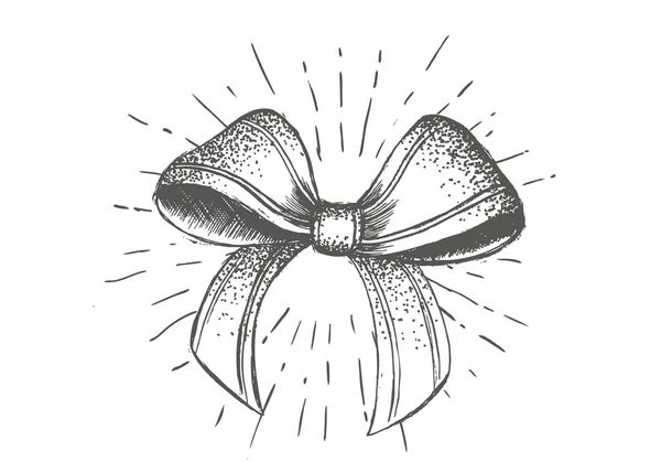 Bow Illustrations Dessinées Main — Image vectorielle