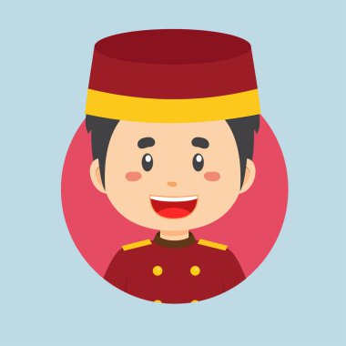 Bir Bellboy Karakterinin Avatar 'ı