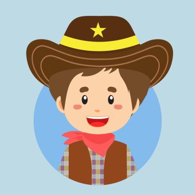Amerikan Kovboy Karakterinin Avatar 'ı