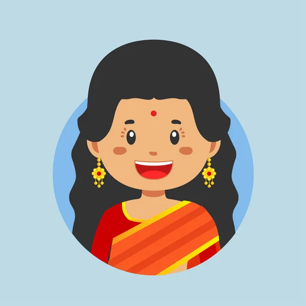 Avatar Personagem Bangladesh — Vetor de Stock