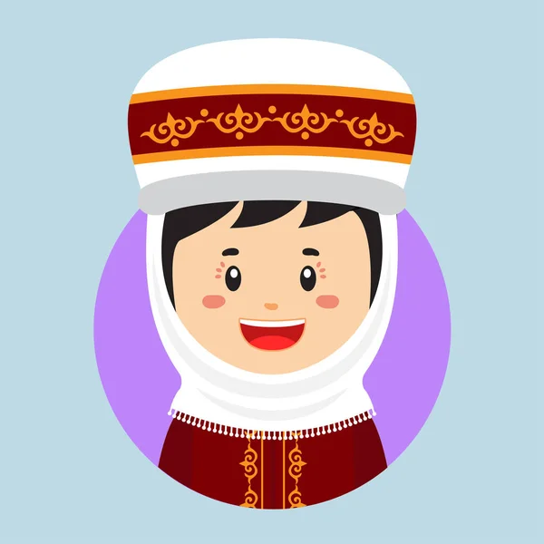 Avatar Personagem Quirguistão Vetores De Stock Royalty-Free