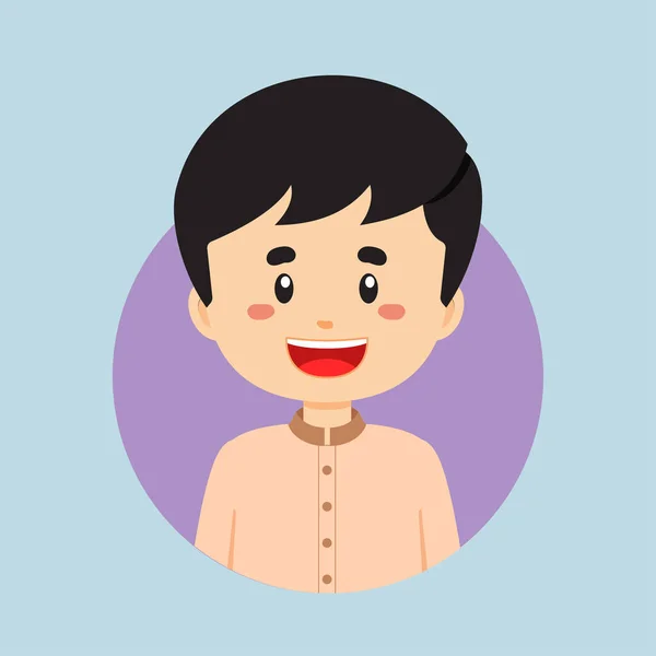 Avatar Einer Figur Aus Thailand — Stockvektor