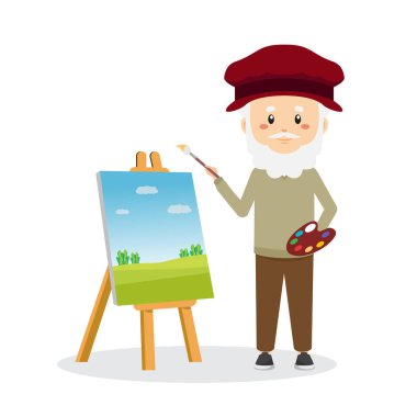 Eski Boyacı Çizgi Filmi Karakteri