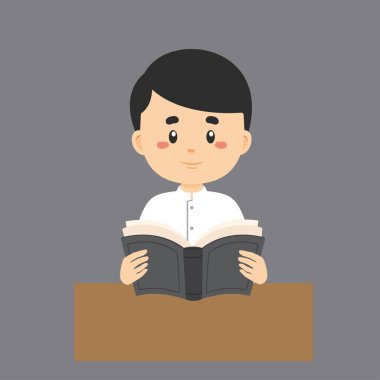 Öğrenci bir kitap okudu