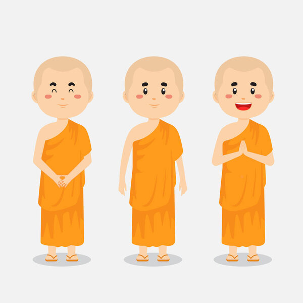 Budha Character with Various Expression