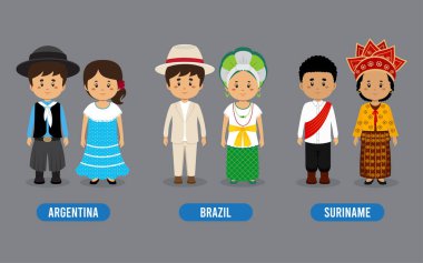 Geleneksel Kıyafet Giyen Amerikan Halkı