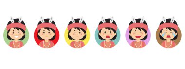 Çeşitli İfadeyle Merkez Kalimantan Avatar