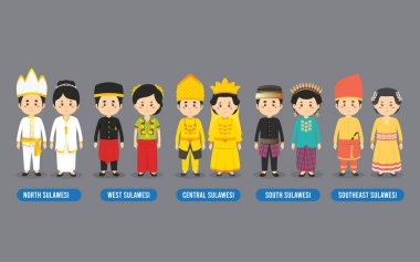 Geleneksel Endonezya Giyimi Sulawesi