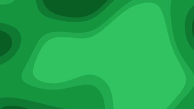 Üst üste binen şekillere sahip soyut yeşil arkaplan.