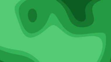 Dalgalı şekilli yeşil soyut arkaplan.