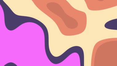 Modern tasarımlar, arka planlar, web grafikleri ve dinamik bir hissi olan sanatsal projeler için uygun çeşitli renklerdeki soyut şekiller ve organik formlar.