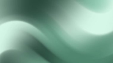 Pürüzsüz yeşilden beyaz gradyana kıvrımlı ve akışkan tasarıma sahip soyut bir arkaplan. Sunumlar, web tasarımı ve dijital sanat eserleri için ideal.