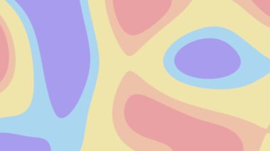 Pastelcolor soyut şekiller, sakin titreşimli arka planlar, web grafikleri ve sanatsal projeler için uygun sakinleştirici, akışkan bir tasarım oluşturur..