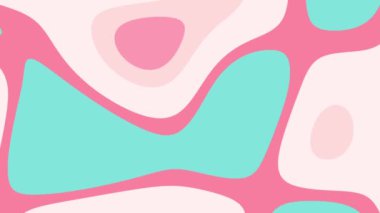 Pembe ve deniz mavisi soyut şekilleri dinamik bir dalga tasarımı yaratır. Geçmişi, tekstili ve modern grafik projeleri için mükemmel. Canlı ve çağdaş tasarımlar için harika..