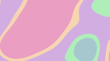 Soyut tasarım, sosyal medya ve sanatsal projeler için uygun pembe ve yeşil şekiller. Renkli ve modern.