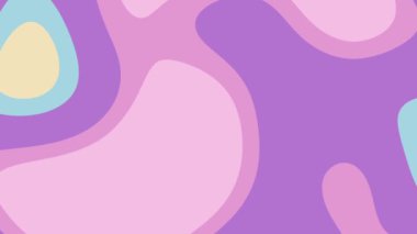 Pastel pembe ve mor soyut şekiller özgeçmiş, web tasarımı ve sosyal medya grafikleri için idealdir. Kadınsı ve modern estetik için mükemmel..