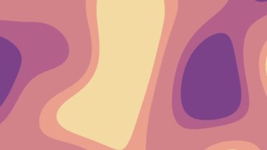 Soyut pastel şekiller çok renkli dalgalı bir zemin oluşturur. Arka planlar, tasarımlar, afişler, baskı malzemeleri ve yaratıcı projeler için mükemmel.