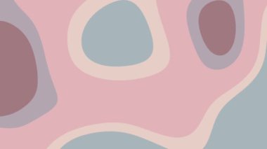 Pastel renkli soyut organik şekiller, arka plan, marka ve yaratıcı projeler için uygun çok yönlü modern bir tasarım yaratır..