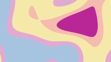 Pastel dalgalı şekiller soyut tasarım, renkli sanatsal arka plan. Grafik tasarımı, posterler, web tasarımı ve sosyal medya paylaşımları için ideal.