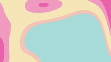 Duvar kağıtları, web sitesi afişleri, sosyal medya gönderileri ve grafik tasarım projeleri için uygun Pastelcolor dalgalı soyut şekiller arkaplan tasarımı.